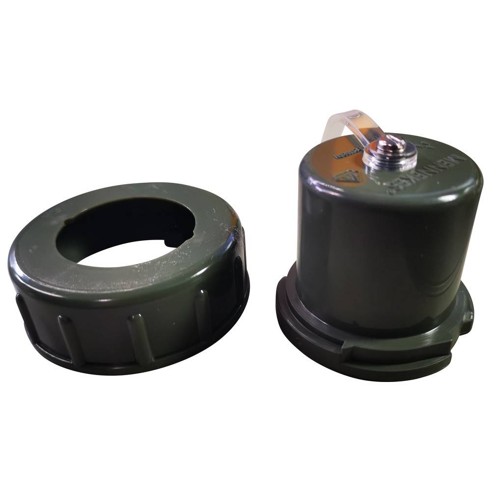 Mennekes Ersatzhaube mit Bajonettring und Deckelanbindung, bronzegrün