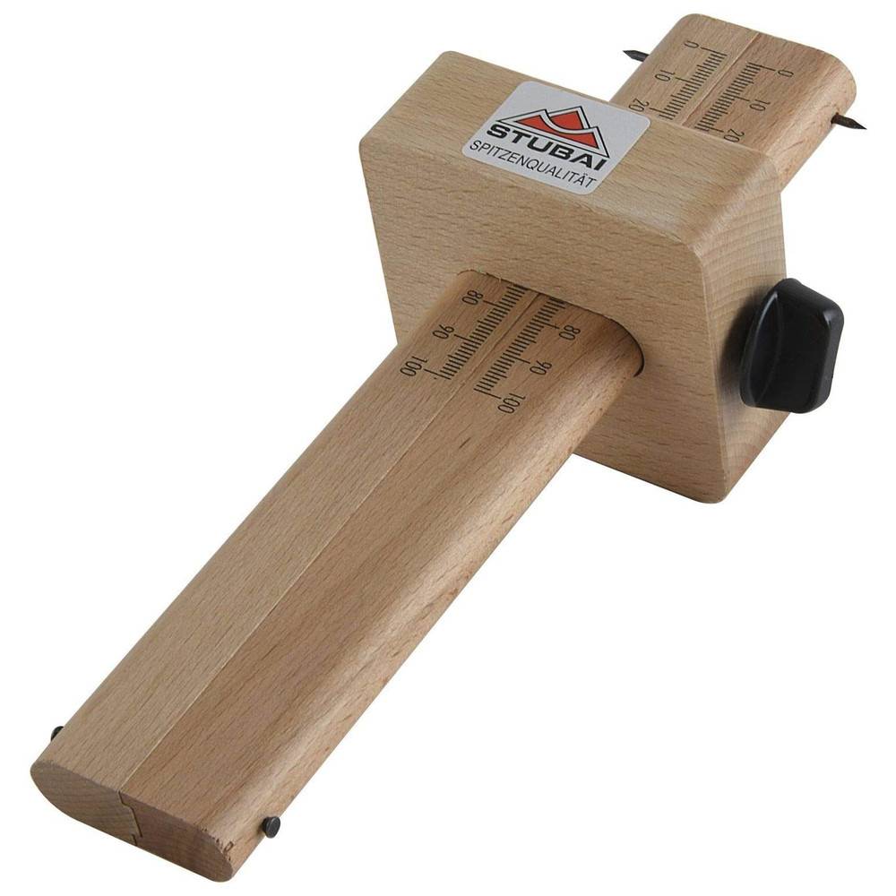 Stubai Streichmaß doppelt, Maßeinteilung 150 mm, Länge 220 mm