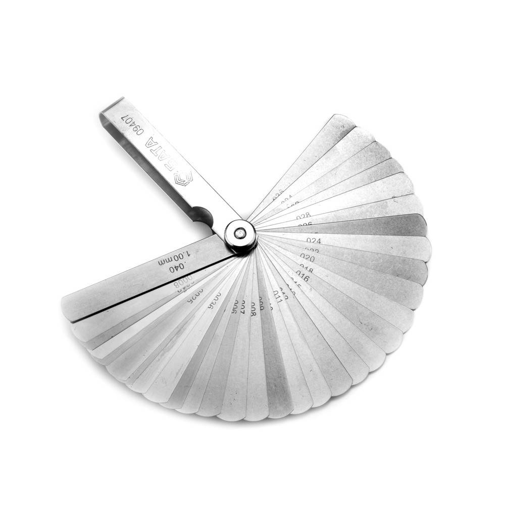 SATA Fühlerlehre, 32 Blätter, 0,02-1,00 mm