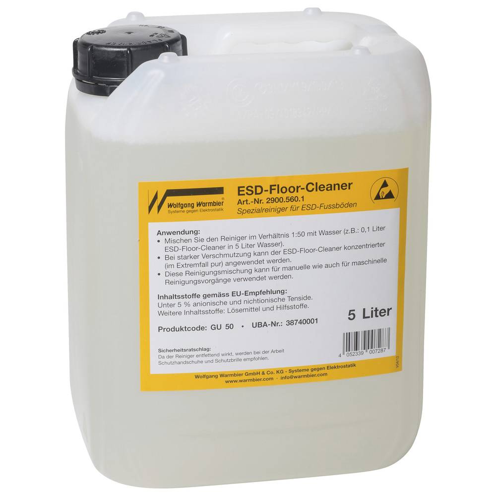 Warmbier Bodenreiniger, ESD, 5 l