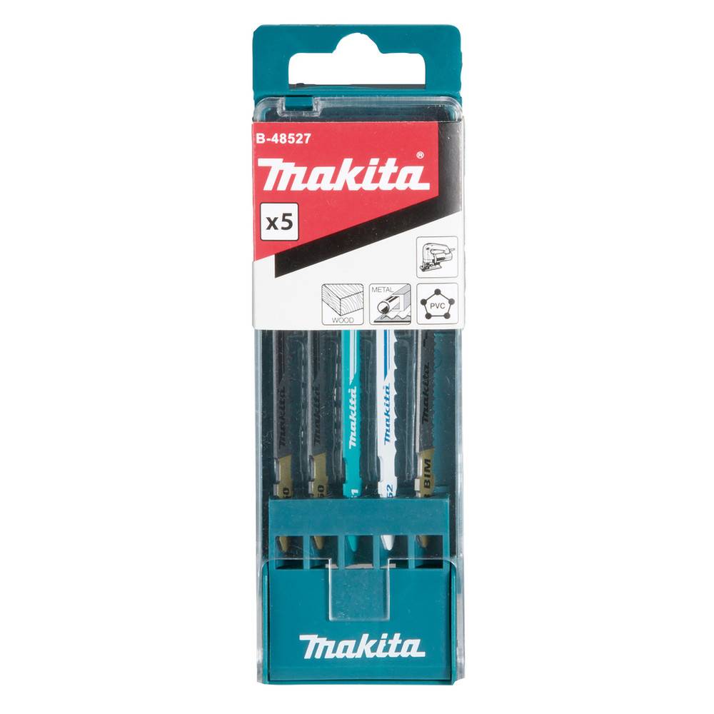 Makita b-48527 Stichsägeblatt Set, mehrfarbige 5 Stück