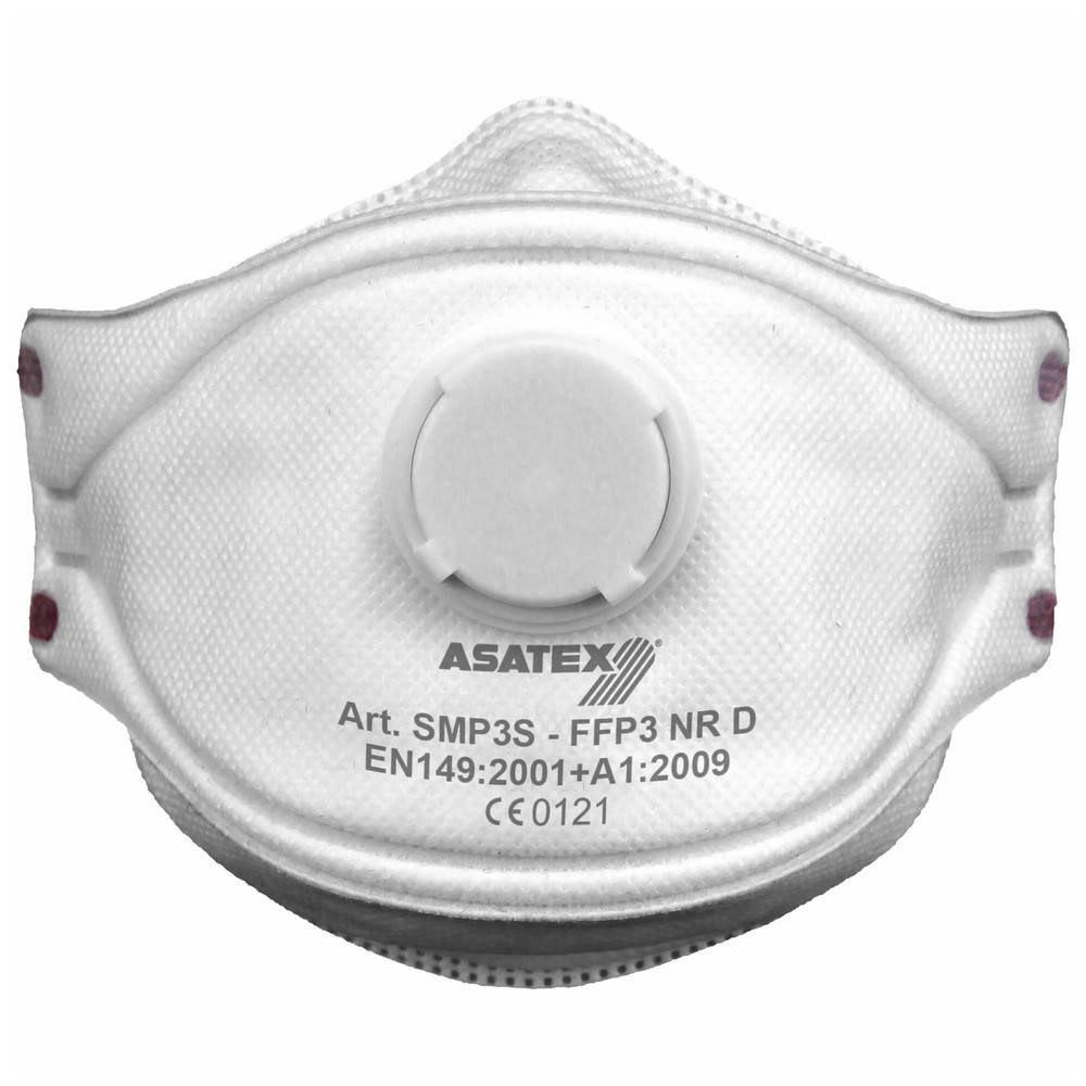 Asatex Feinstaubmaske FFP3 NR D verbesserter Tragekomfort