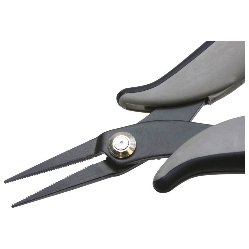 WETEC ECO Mini-Flachzange, lang, Greifflächen geriffelt, 3,0 mm, ESD-Griffe