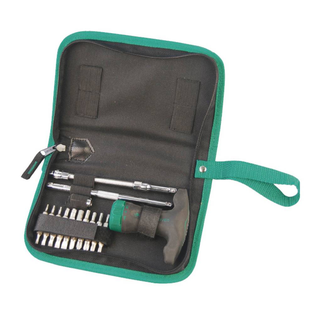 SATA Ratschen-Schraubendreher Satz 24-tlg. in Aubewahrungsmappe