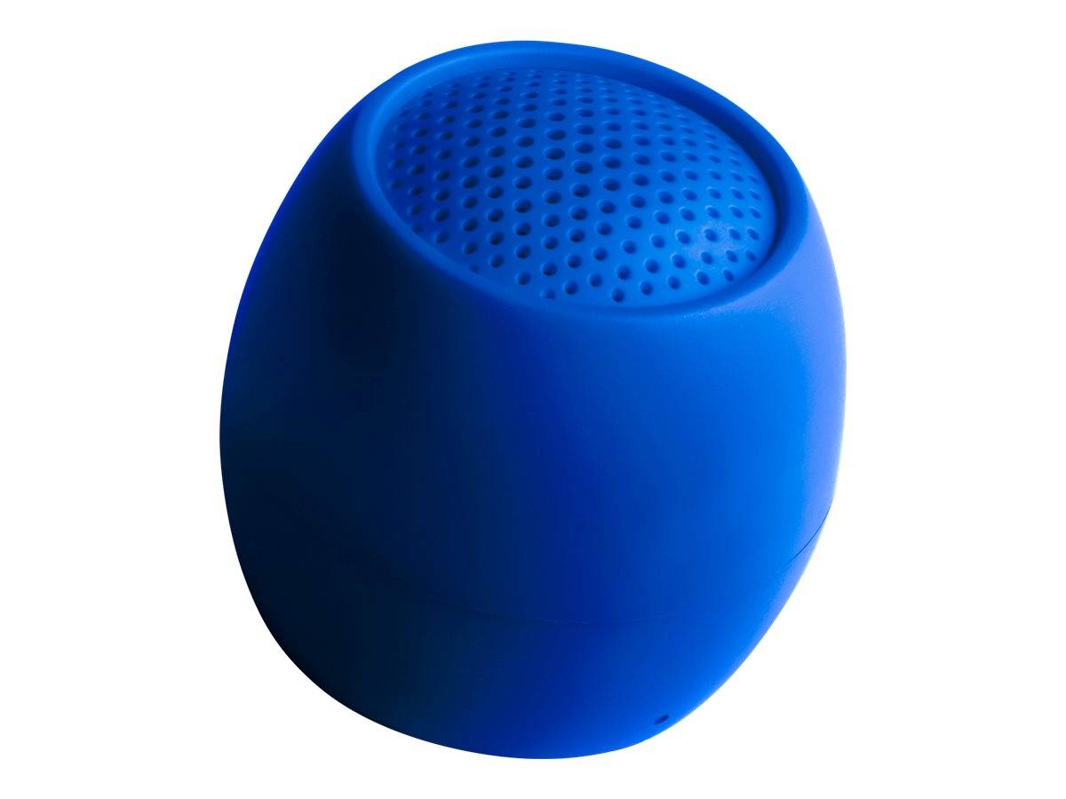 BOOMPODS Zero Speaker, 3 cm, 3 W, Kabellos, Tragbarer Mono-Lautsprecher, Blau, Sphärisch