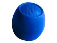 BOOMPODS Zero Speaker, 3 cm, 3 W, Kabellos, Tragbarer Mono-Lautsprecher, Blau, Sphärisch