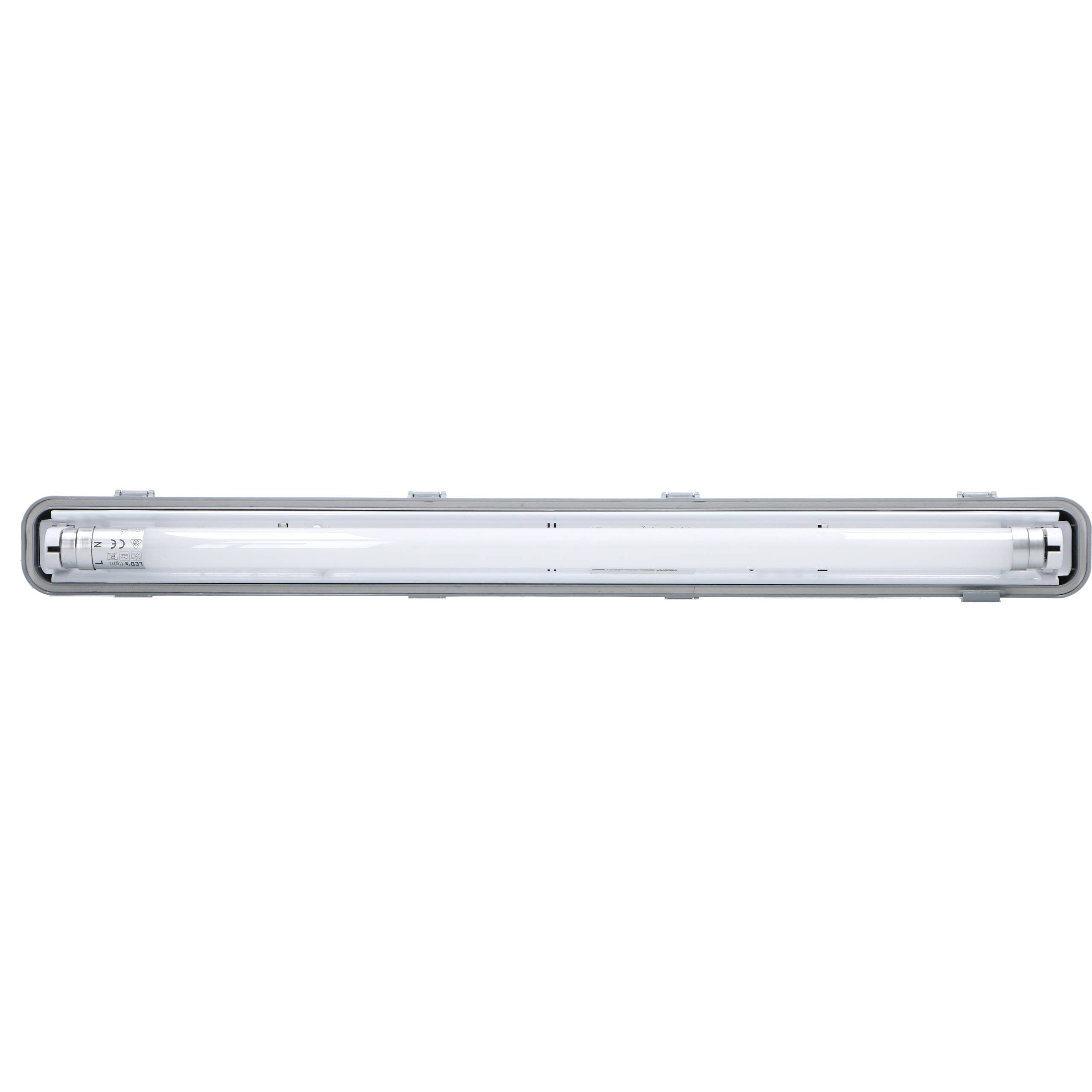 LED's light Feuchtraumleuchte mit LED-Röhre 60 cm 7,5W neutralweiß IP65 G13
