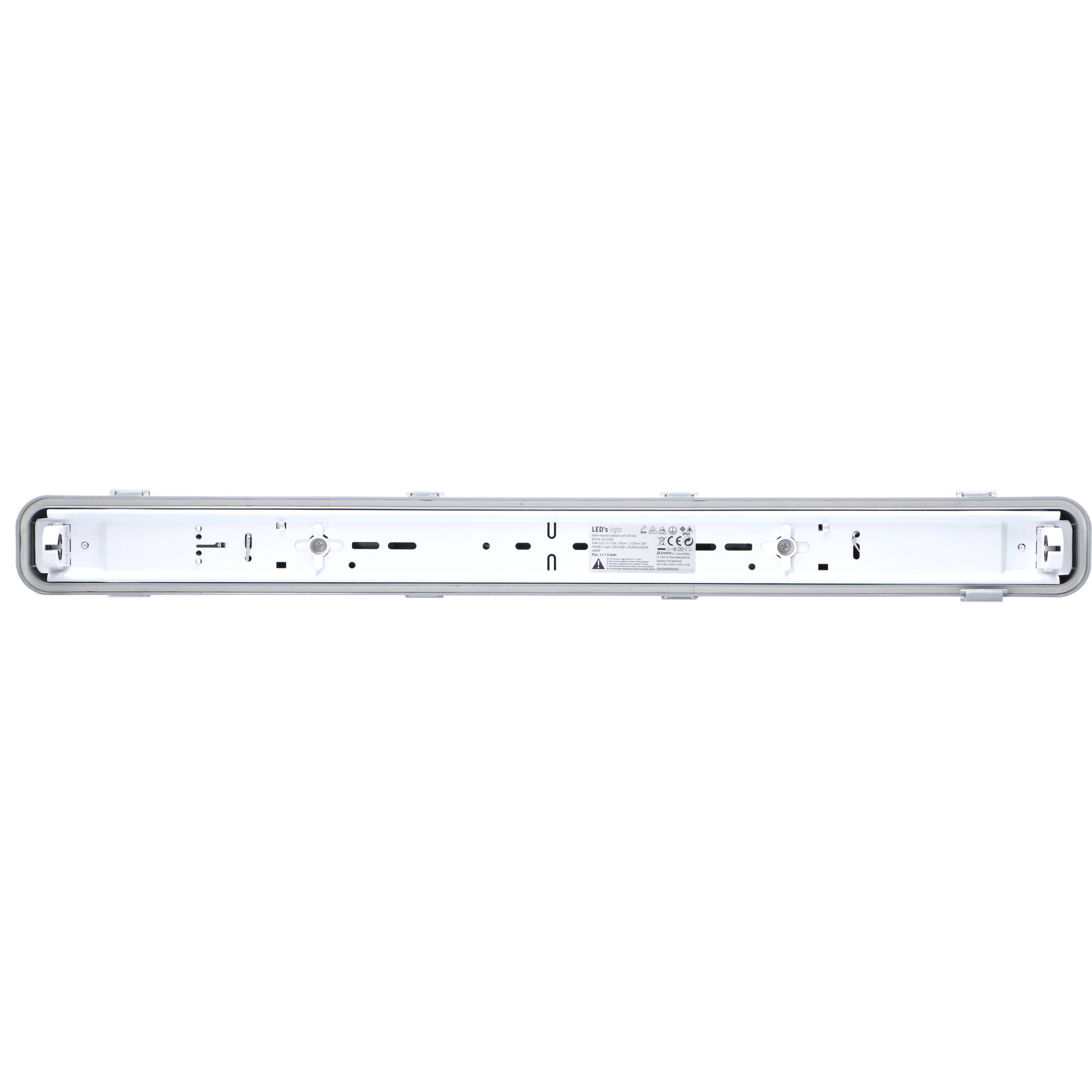 LED's light Feuchtraumleuchte mit LED-Röhre 60 cm 7,5W neutralweiß IP65 G13