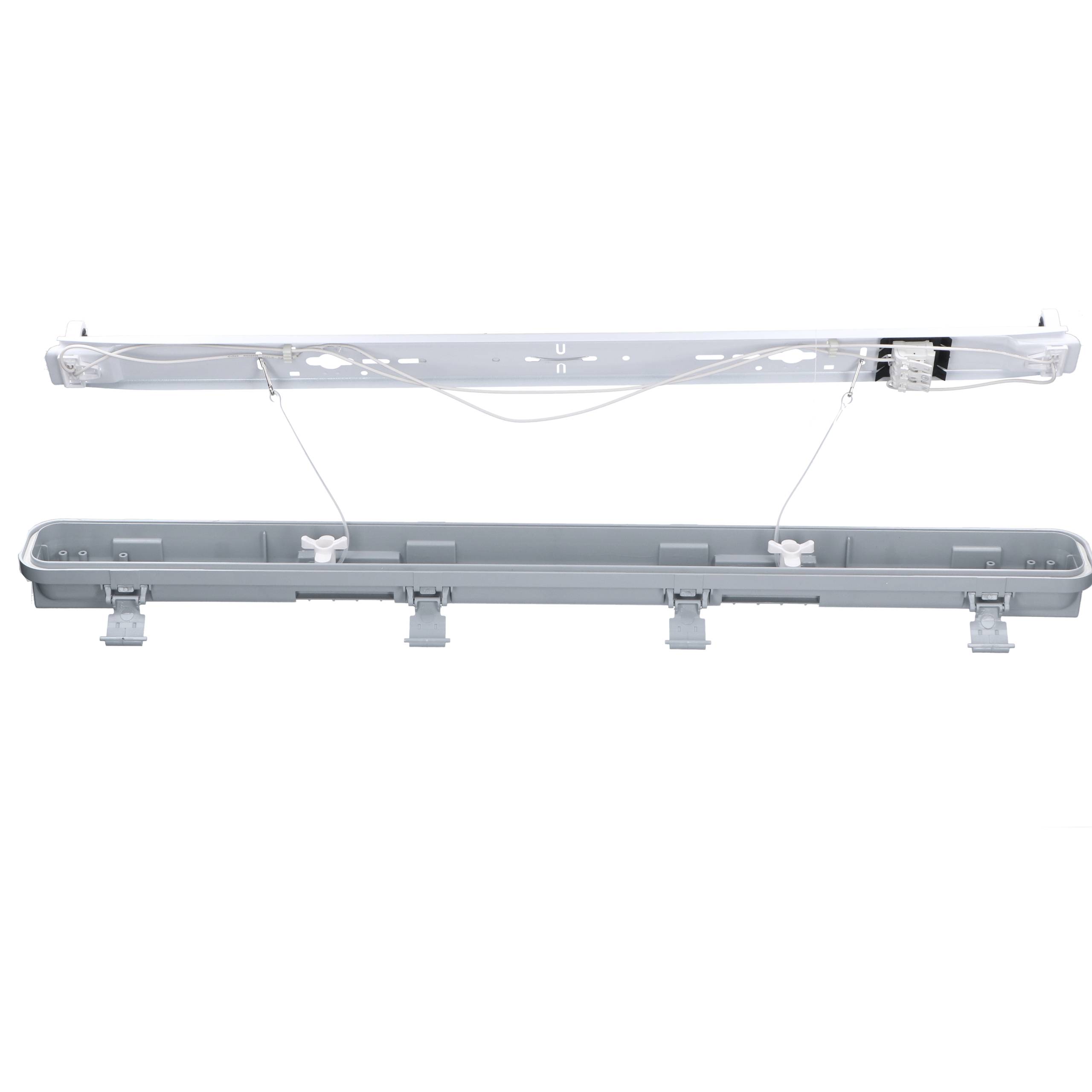 LED's light Feuchtraumleuchte mit LED-Röhre 60 cm 7,5W neutralweiß IP65 G13