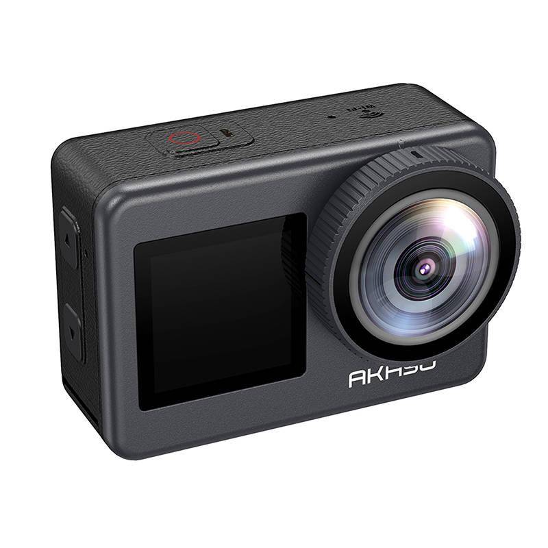 Akaso Brave 7 Action Cam, 20MP, 4K, 30fps, 3x Zoom, Front-Display, WiFi