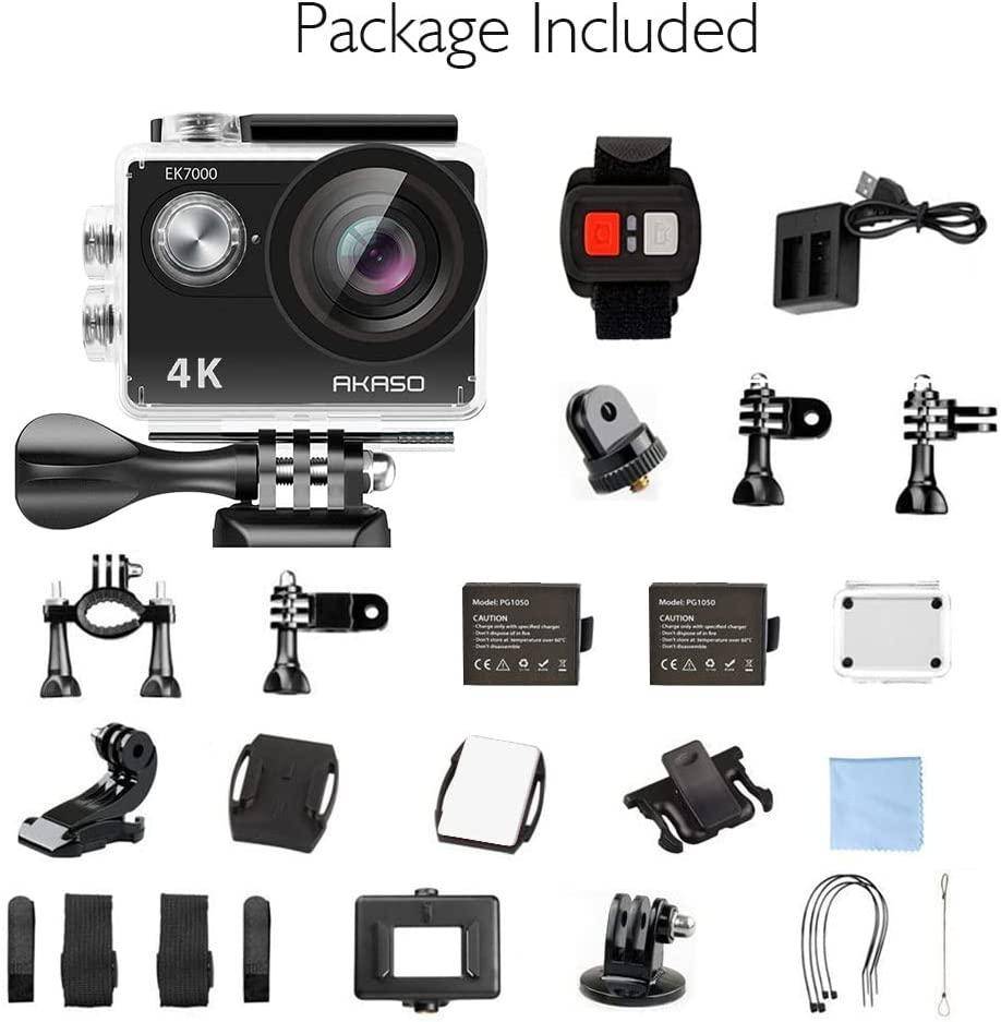Akaso EK7000 Action Cam, 12MP, 4K, 25fps, WiFi
