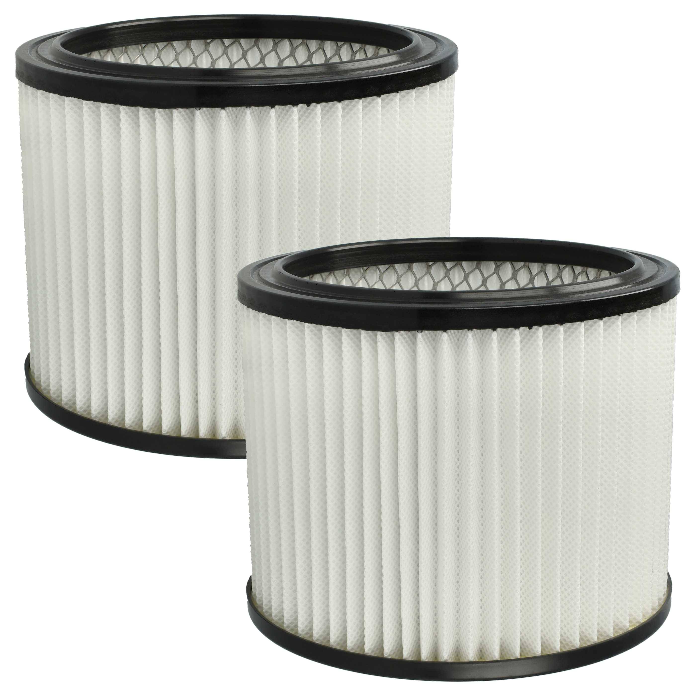 vhbw 2x Staubsaugerfilter kompatibel mit Scheppach ASP50, ASP50-ES Staubsauger - HEPA Filter