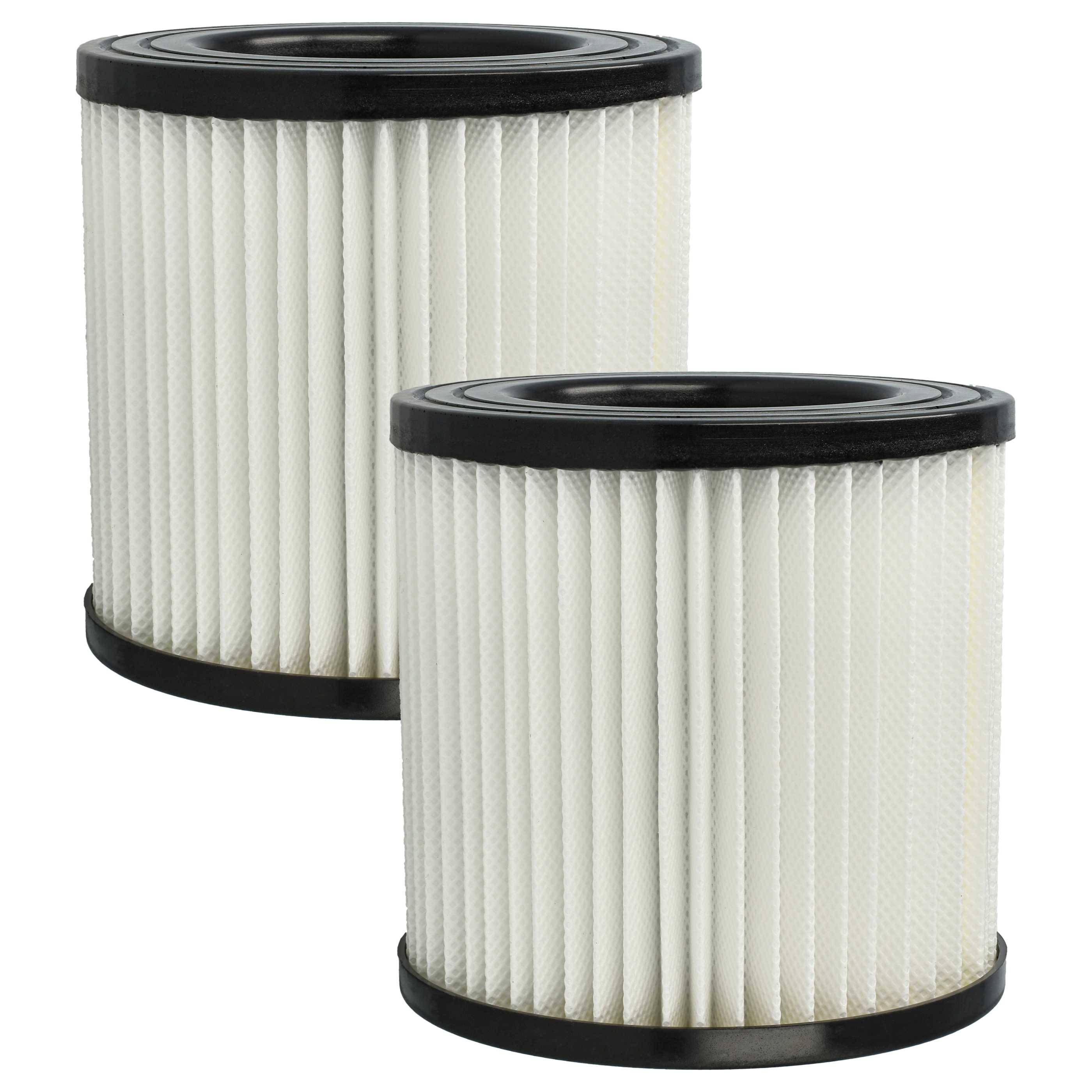 vhbw 2x Staubsaugerfilter Ersatz für Scheppach 7907702702 für Staubsauger - HEPA-Filter Weiß