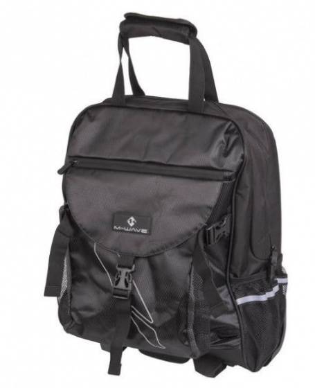M-Wave-Fahrradbeutel Amsterdam Trs 15 l Polyester schwarz