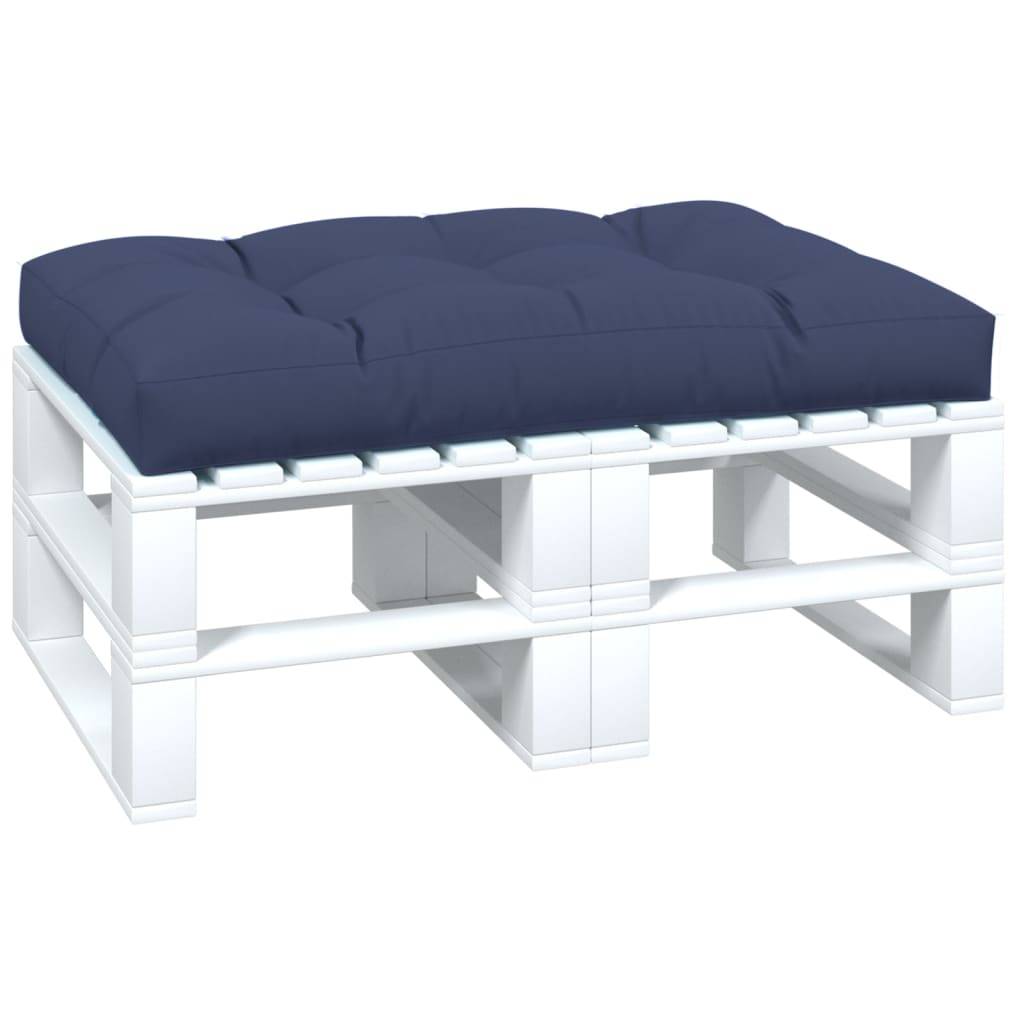 vidaXL Palettenkissen Marineblau 120x80x12 cm Stoff