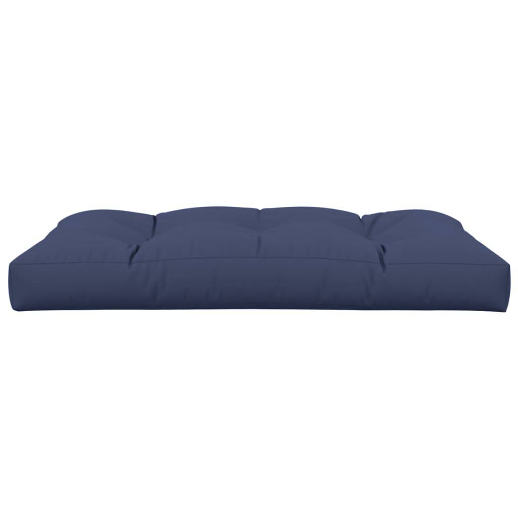 vidaXL Palettenkissen Marineblau 120x80x12 cm Stoff