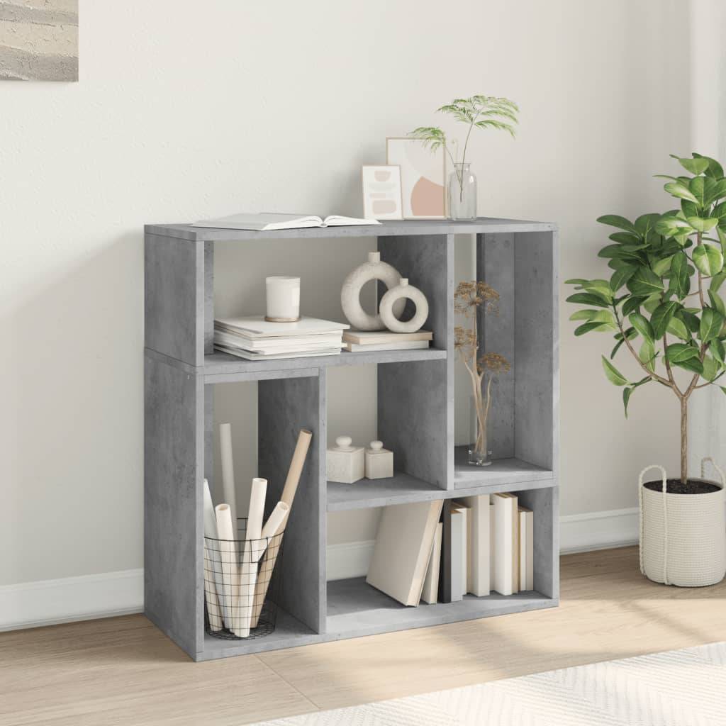 vidaXL TV-Schränke 2 Stk. Betongrau 75x30x50 cm Holzwerkstoff
