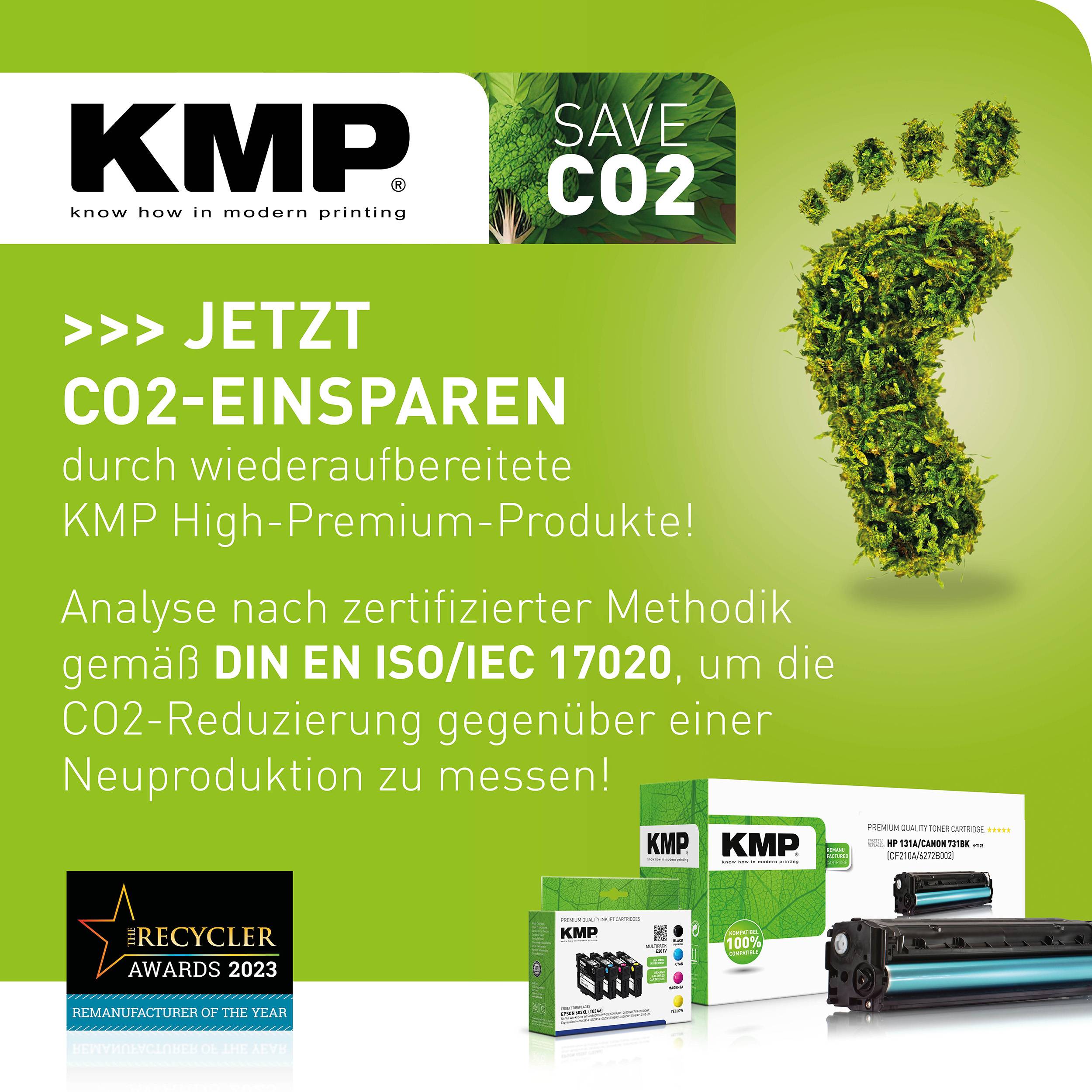 KMP Tintenpatrone für HP 57 C,M,Y (C6657AE) 3-farbig