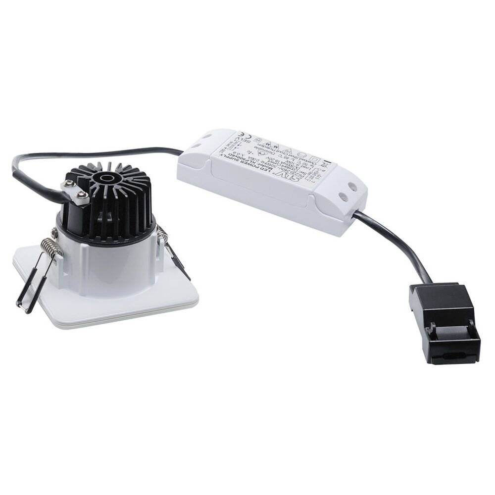 SLV 114451 Patta-F LED-Einbauleuchte LED LED fest eingebaut 12W Weiß (matt)