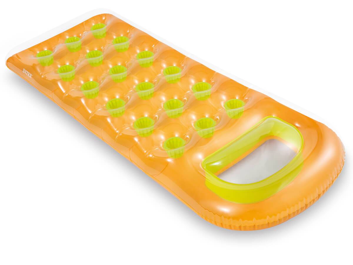 Intex Farbiges Luftbett mit Fenster - Orange