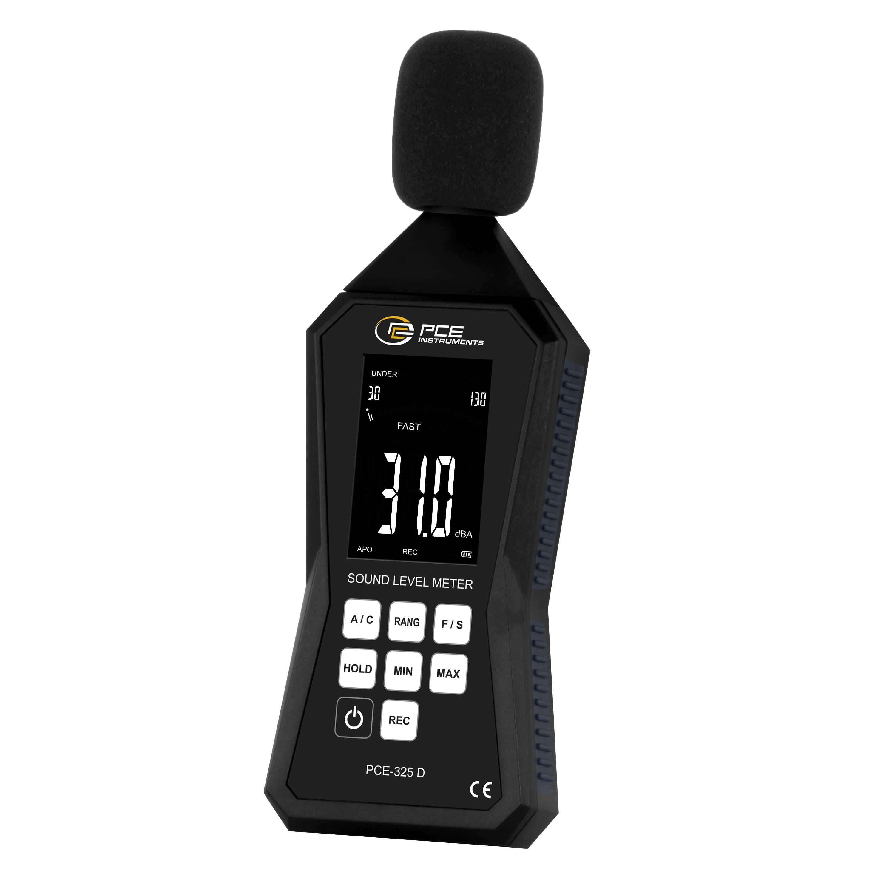 PCE Instruments Schallpegel-Messgerät PCE-325D 30 - 90 dB 31.5Hz - 8000Hz Micro-USB