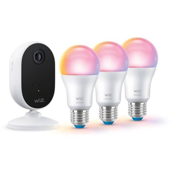 WIZCONNECTED Indoor Security Kamera Starter Kit mit WiFi Einzelpack - Netzwerkka