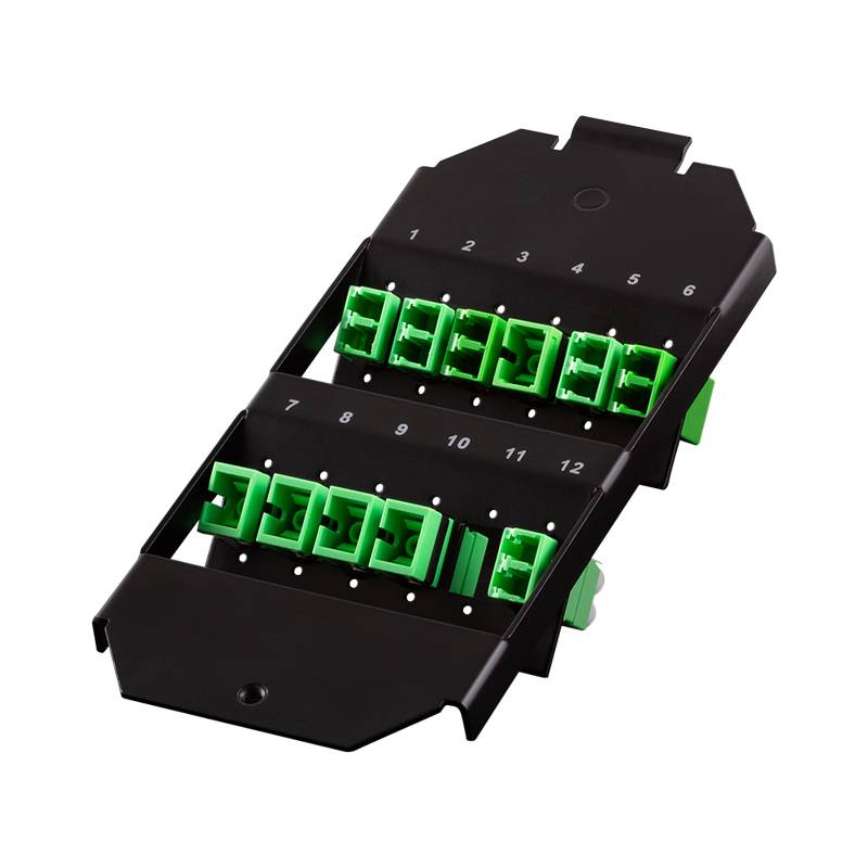 NK4070 - LWL Adapter Halterung 12 Port für Bodentank - Adapter