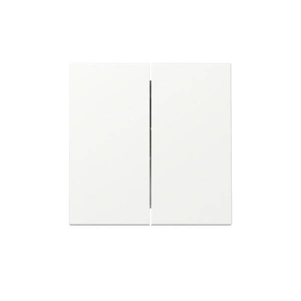 1St. Gira 329527 Wippe 2-fach System 55 reinweiß seidenmatt