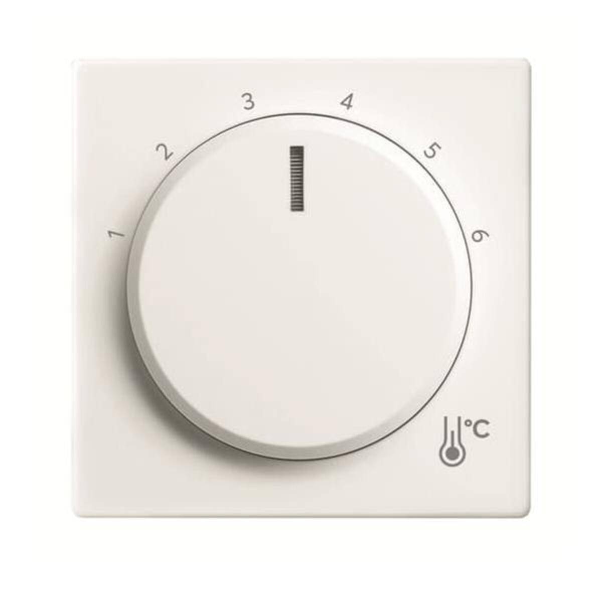 BUSCH JAEGER Zentralscheibe 1794 R-84 Temperatur rundZentralplatte - Weiß