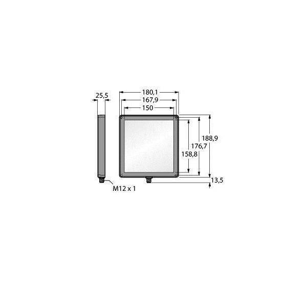 Turck LEDWB150X150PW2-XQ Hintergrundleuchte 1 St. 24 V/DC (max)