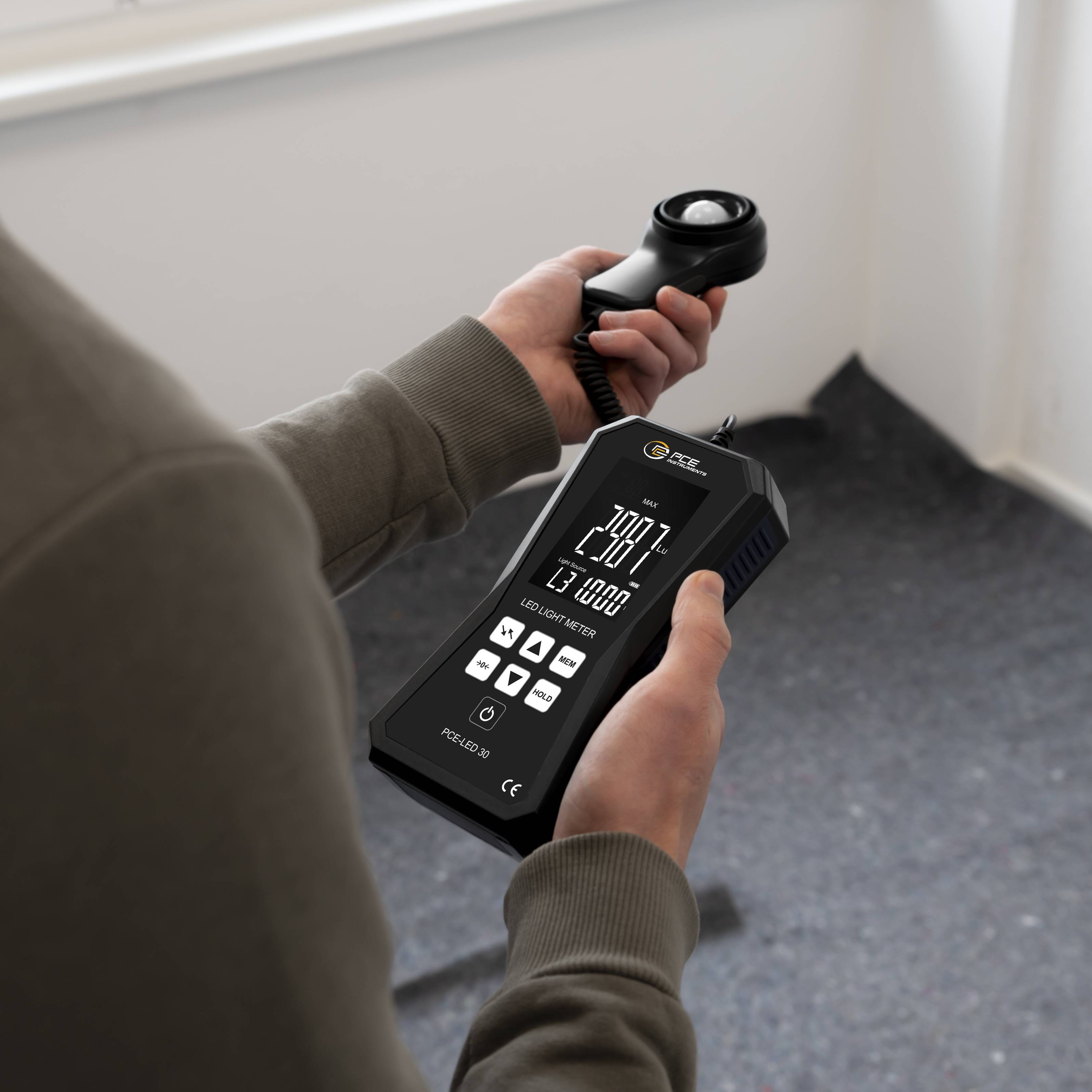 PCE Instruments PCE-LED 30 PCE-LED 30 LED-Luxmeter 40 - 400000 lx