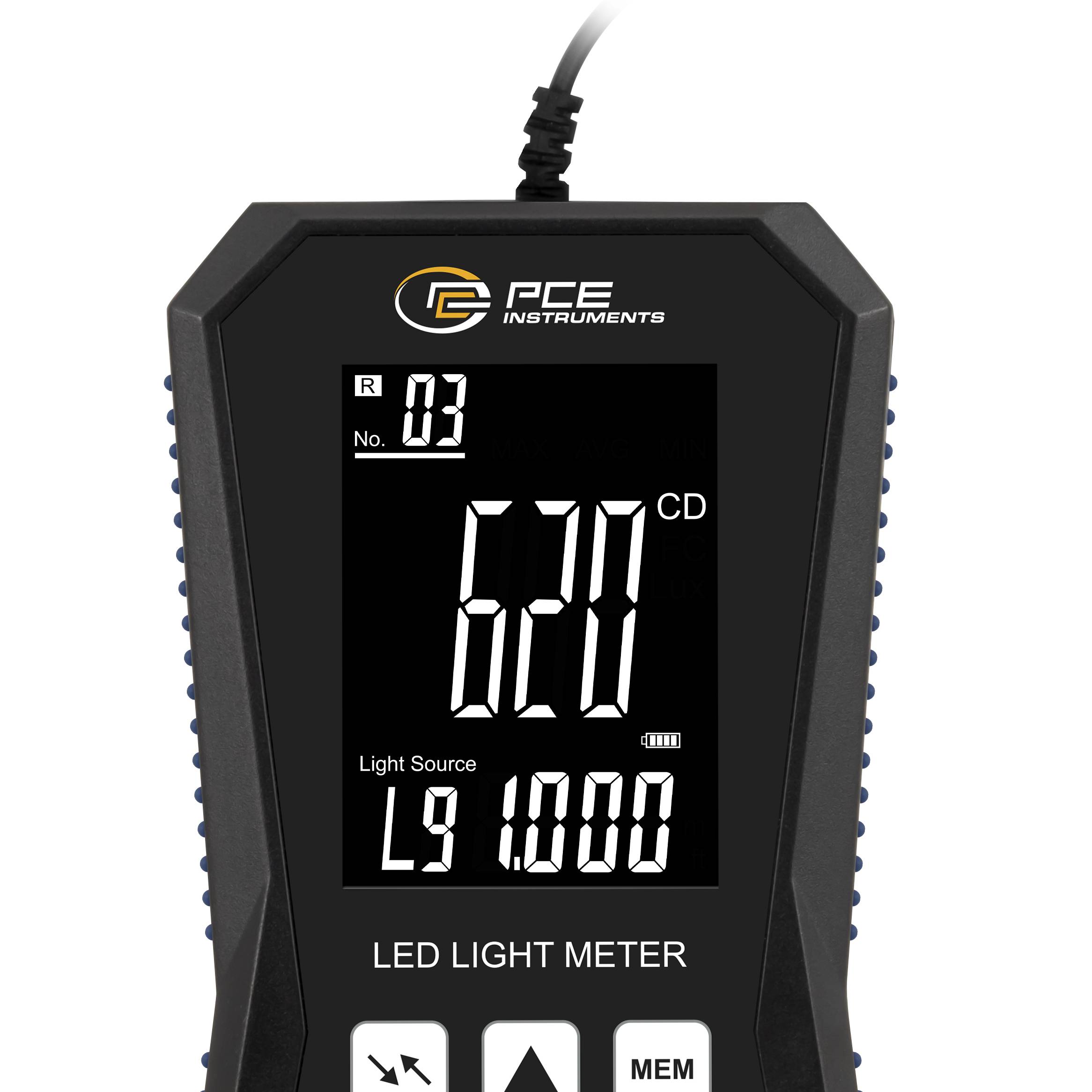 PCE Instruments PCE-LED 30 PCE-LED 30 LED-Luxmeter 40 - 400000 lx