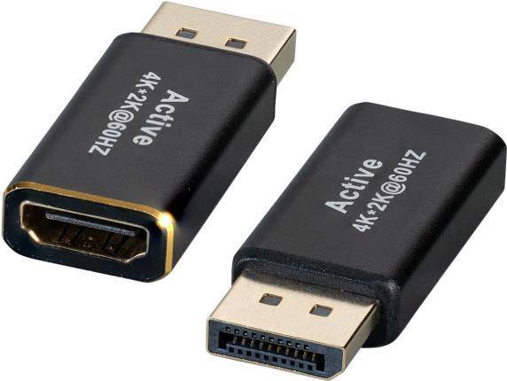 DisplayPort Adapter,DP Stecker, auf HDMI Typ A Buchse, 4K 60HZ