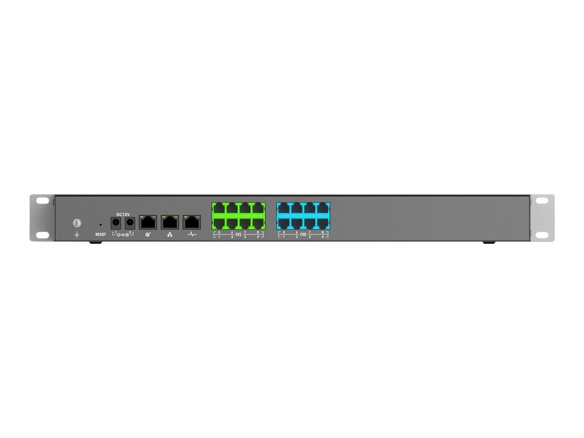 Grandstream UCM6308 - IP-PBX - in Rack montierbar - 8 FXO-Ports - 8 FXS-Ports -