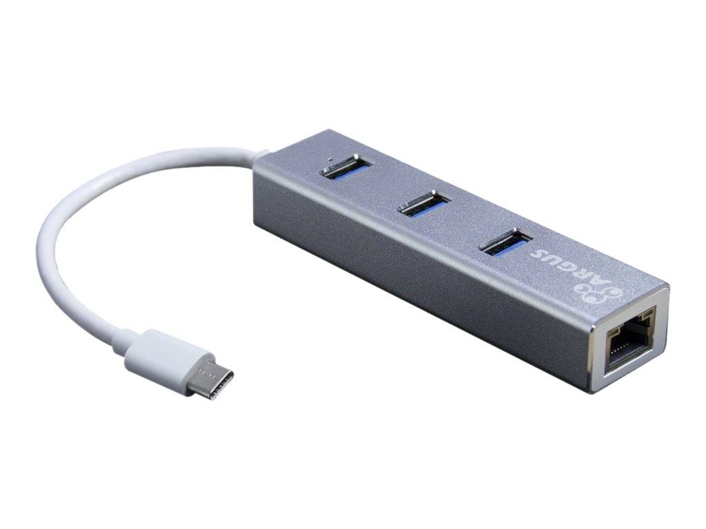 Inter-Tech LAN-Adapter Argus IT-410-S USB-C Gigabit Ethernet USB-Adapter
