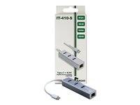 Inter-Tech LAN-Adapter Argus IT-410-S USB-C Gigabit Ethernet USB-Adapter