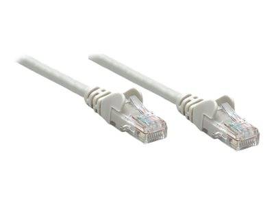 Intellinet 340427 RJ45 Netzwerkkabel, Patchkabel CAT 6 U/UTP 0.50 m Grau 1 St.