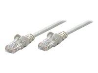 Intellinet 340427 RJ45 Netzwerkkabel, Patchkabel CAT 6 U/UTP 0.50 m Grau 1 St.
