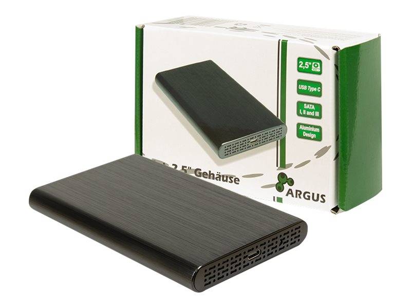 Inter-Tech HDD Gehäuse 2,5 Argus GD-25010 mit USB 3.1 Gen2 retail Externe