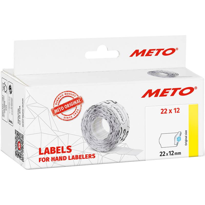 METO Preisetiketten 22,0 x 12,0 mm 9517182