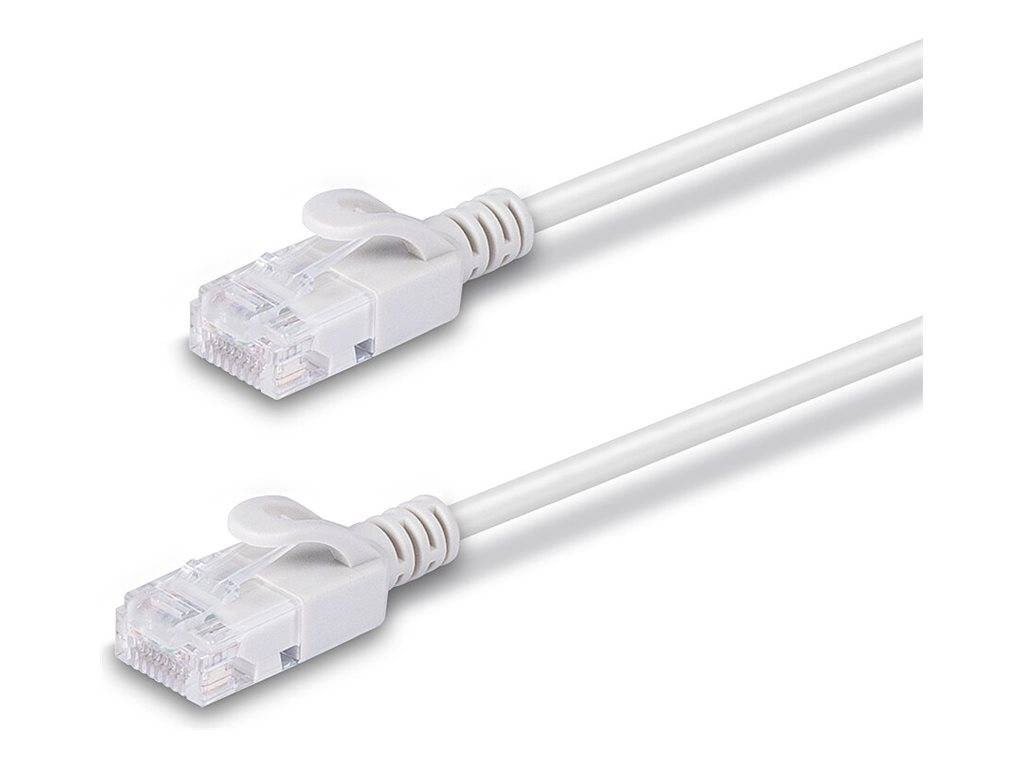 LINDY Patchkabel Cat.6A U/UTP Ultra Slim, grau, 0,3m Multimedia-Technik