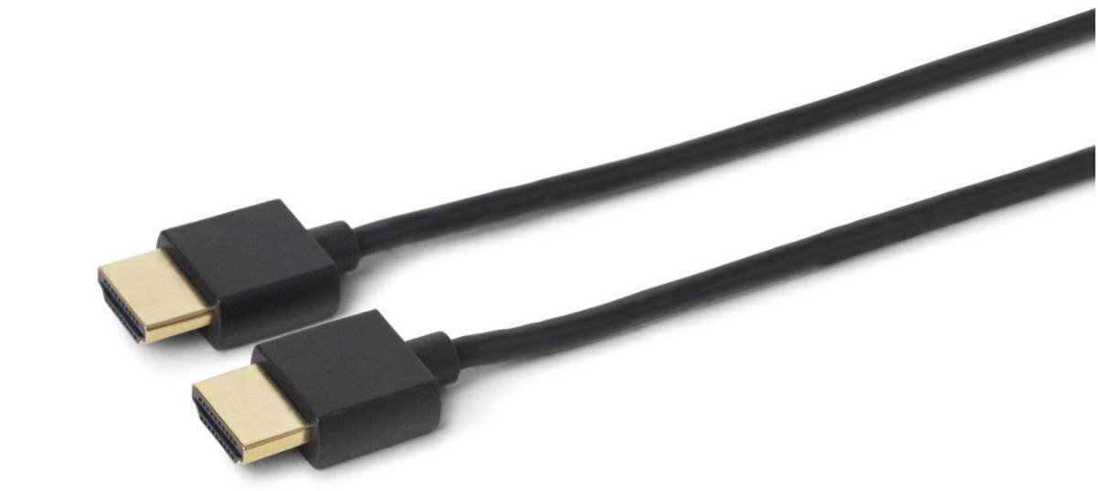 4K HDMI Cable Slim 0.5m HDM19190.5BSV2.0