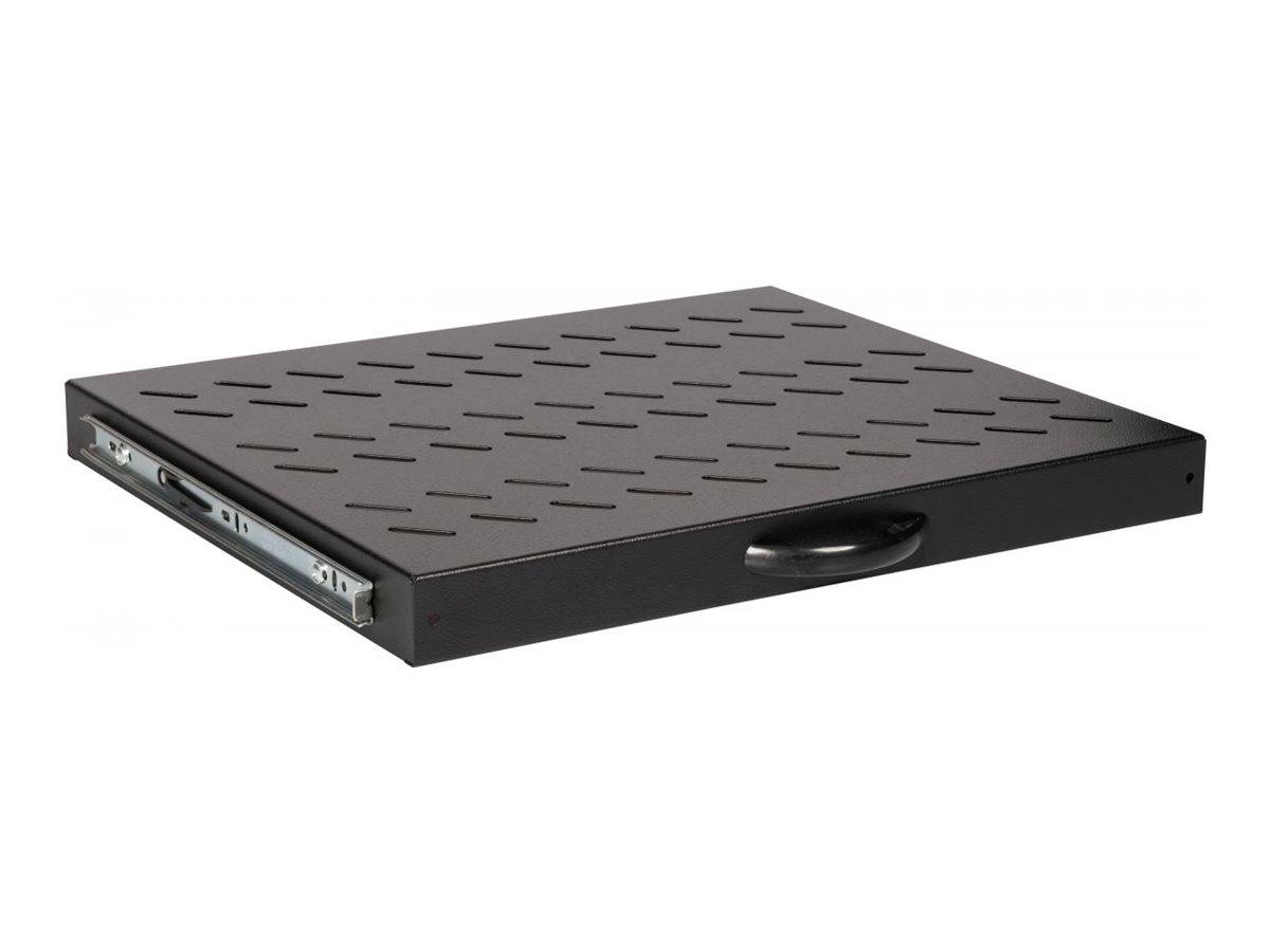 19" Fachboden aus. für Serverschränke 60cm 1U schwarz