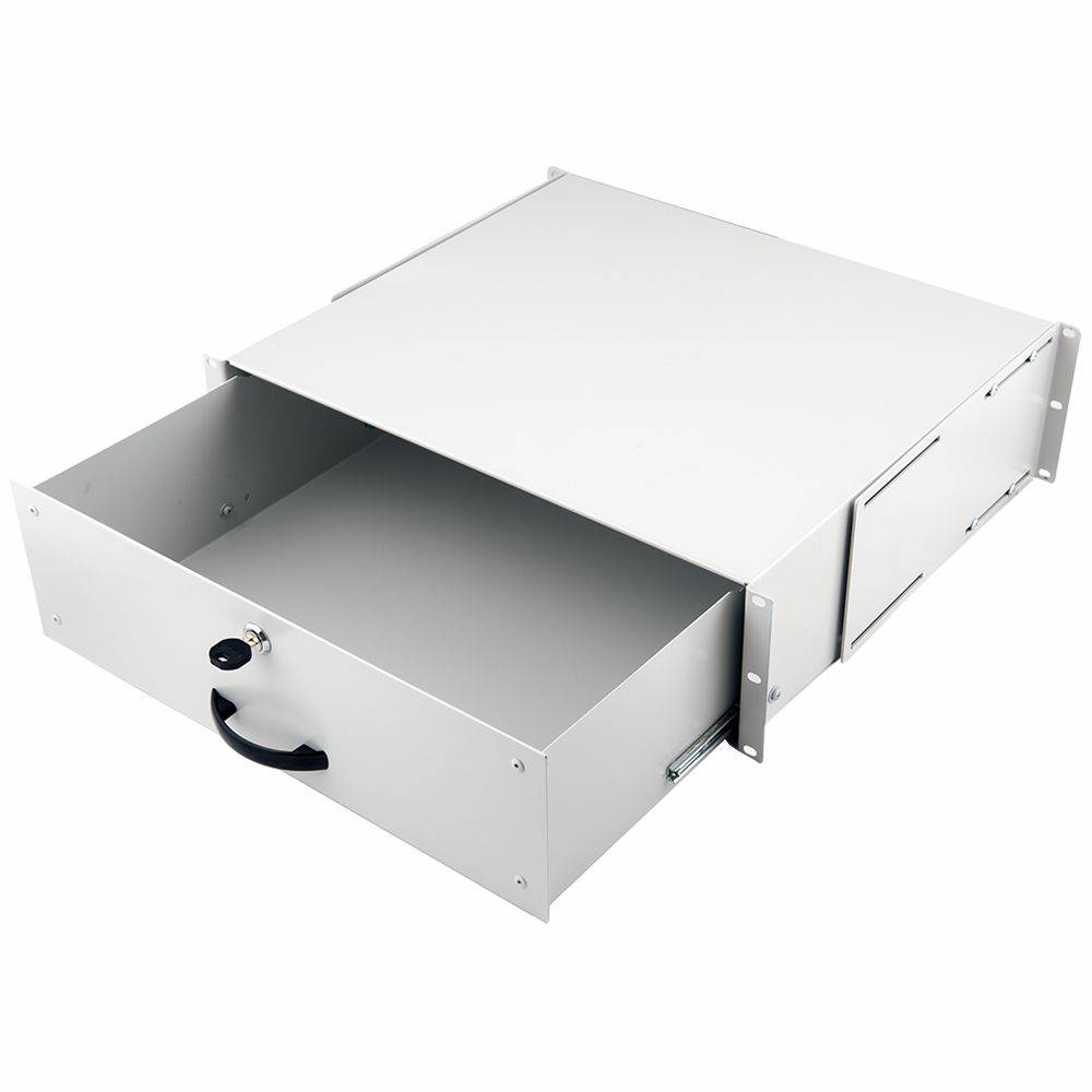 Equip 19" Schublade für Serverschränke abschl. 3U RAL7035