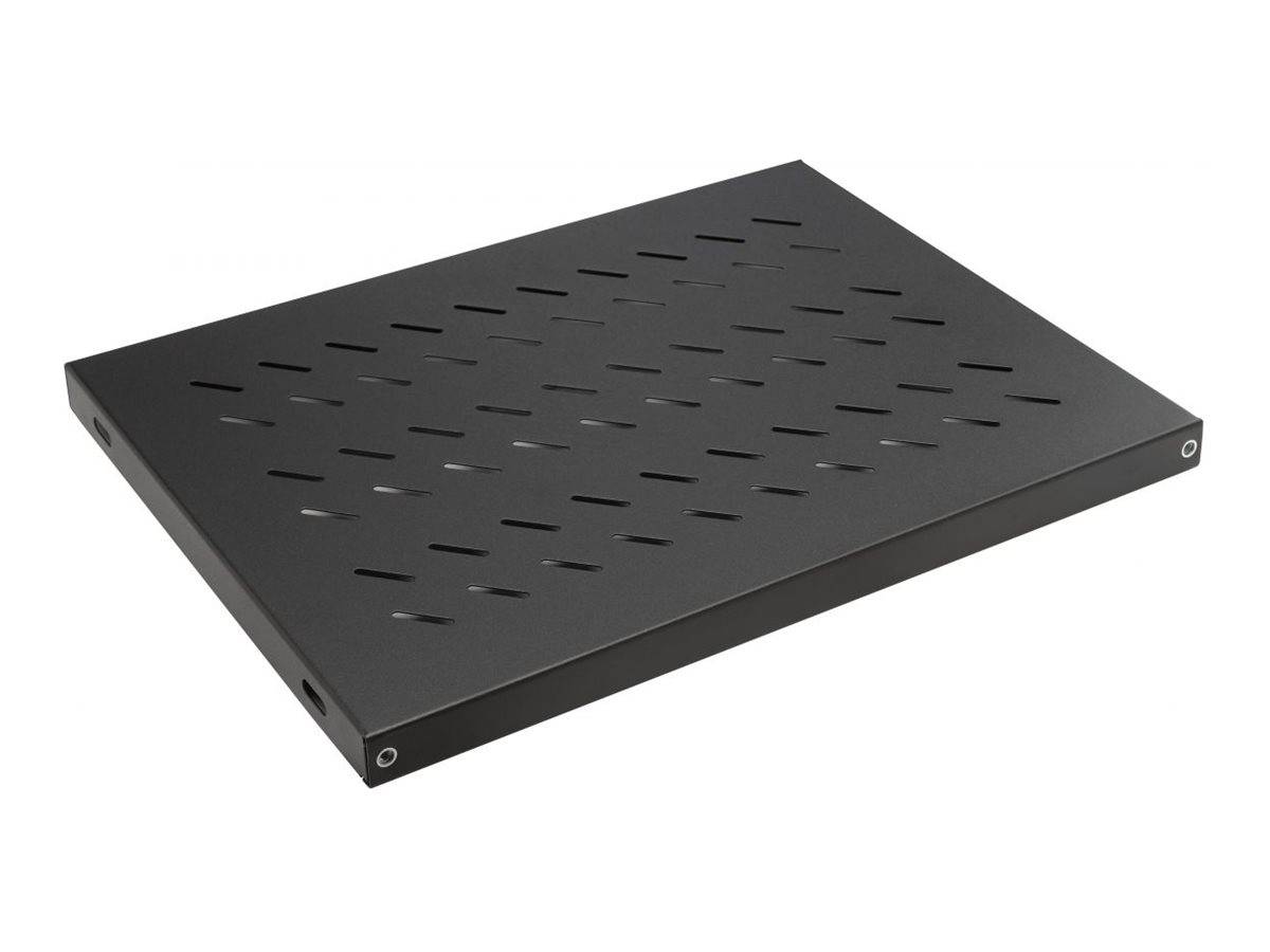 Equip Fachboden variabel 19" für Serverschränke 1U 35cm sw - 0,35 m