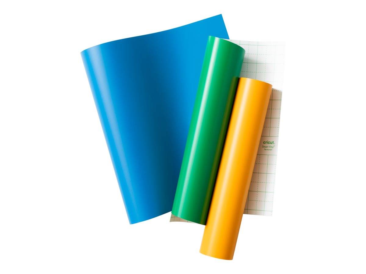 cricutÃ¢ÂÂ¢ Joy Xtra Smart Vinyl Sommer Vinylfolie permanent farbsortiert 24,1 x 30,5 cm, 3 St.