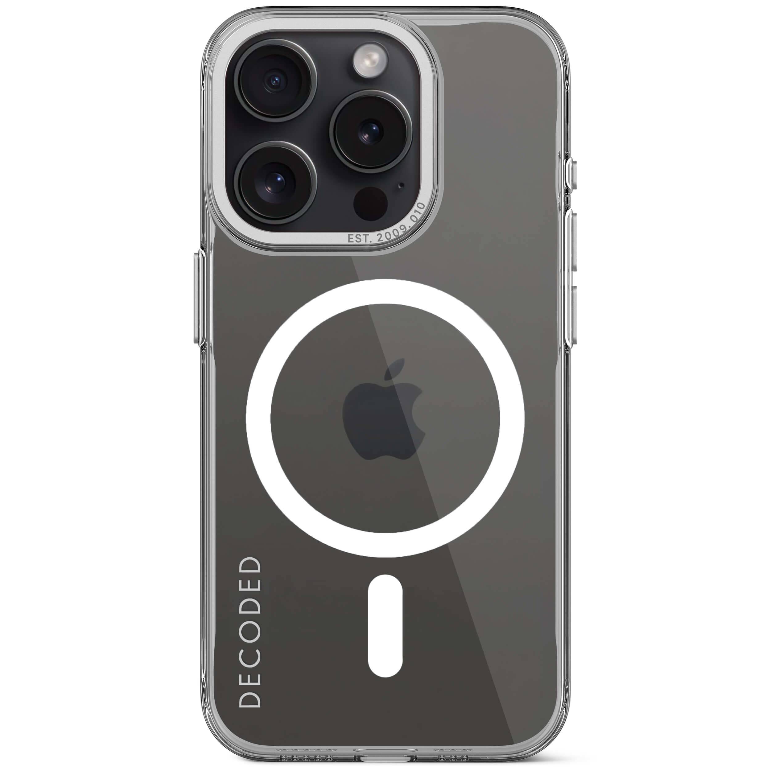 Decoded D24IPO15PBCT2TT, Cover, Apple, iPhone 15 Pro, 15,5 cm (6.1"), Transparent