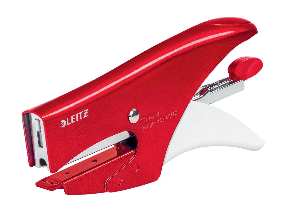 Esselte Leitz Heftzange 5531 WOW rot-metallic