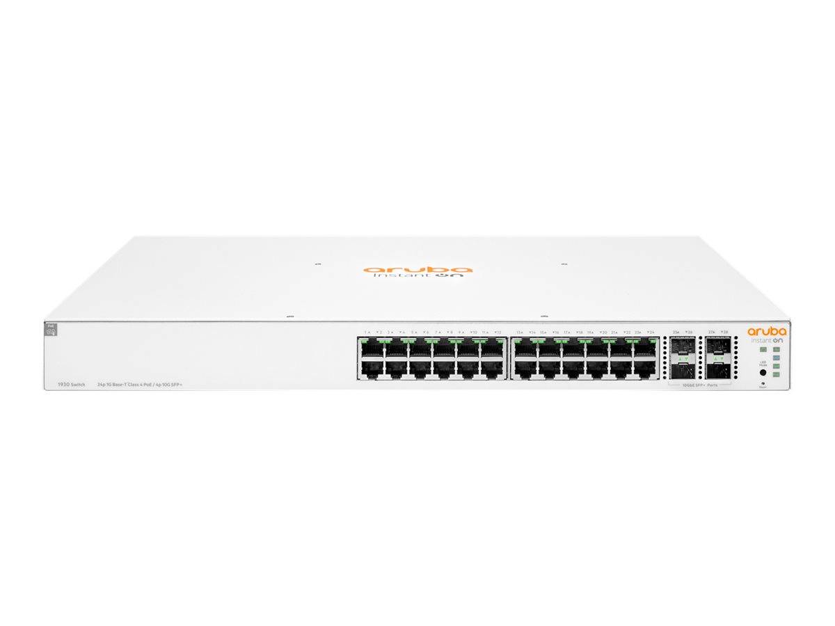 HPE NETWORKING INSTANT ON SWITCH SERIES 1930 24G CLASS4 PoE 4SFP/SFP+ 370W