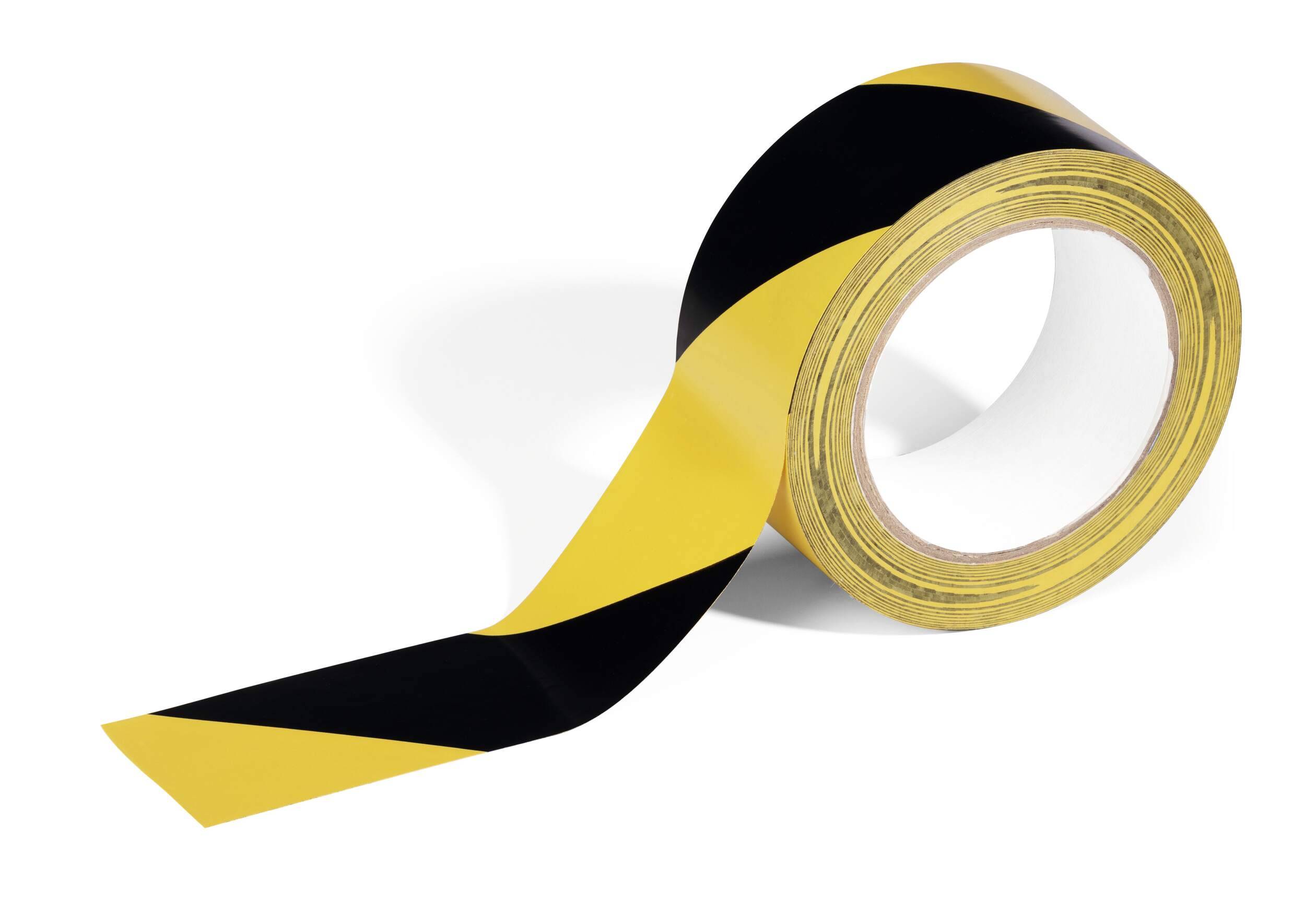 DURABLE Duraline Basic Bodenmarkierungsband 50 mm x 33 m gelb 104404